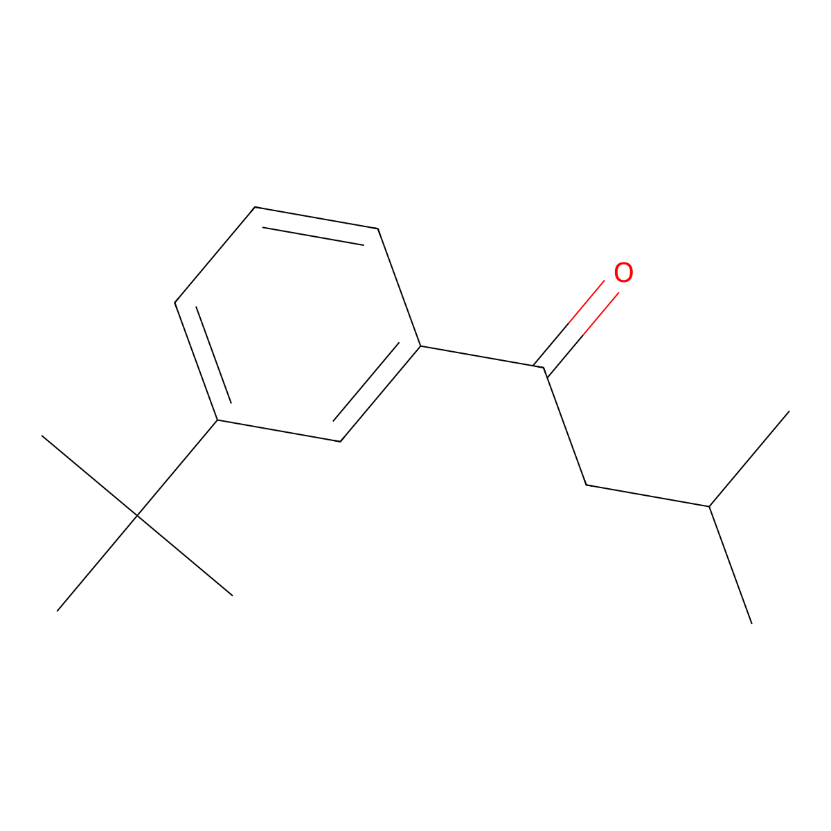 3'-tert-Butyl-3-methylbutyrophenone molecular structure, CAS 1443305-38-1