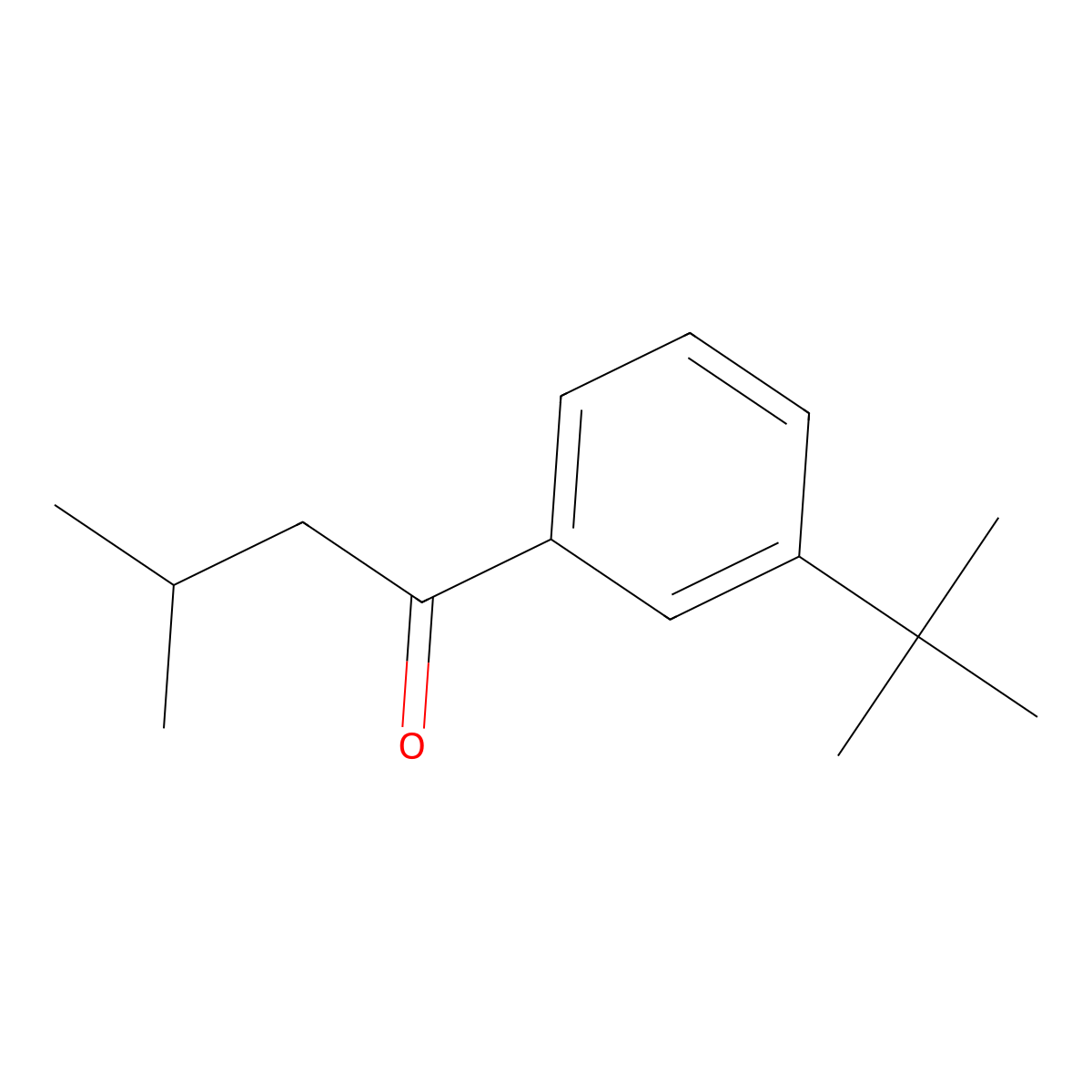 3'-tert-Butyl-3-methylbutyrophenone molecular structure, CAS 1443305-38-1