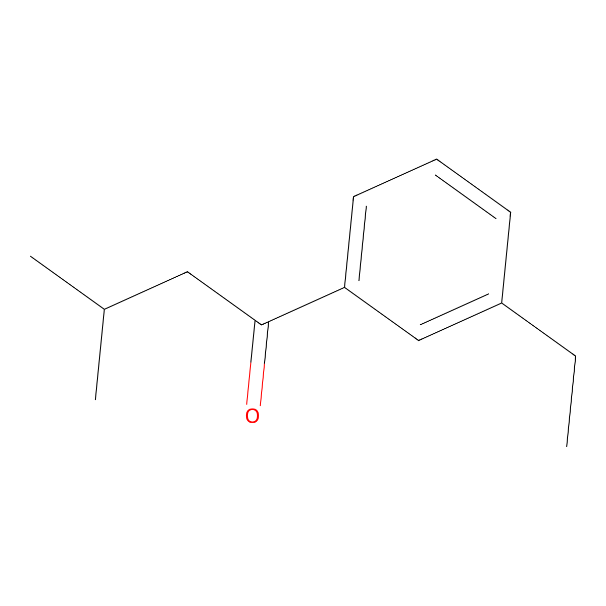 3'-Ethyl-3-methylbutyrophenone molecular structure, CAS 1443305-47-2