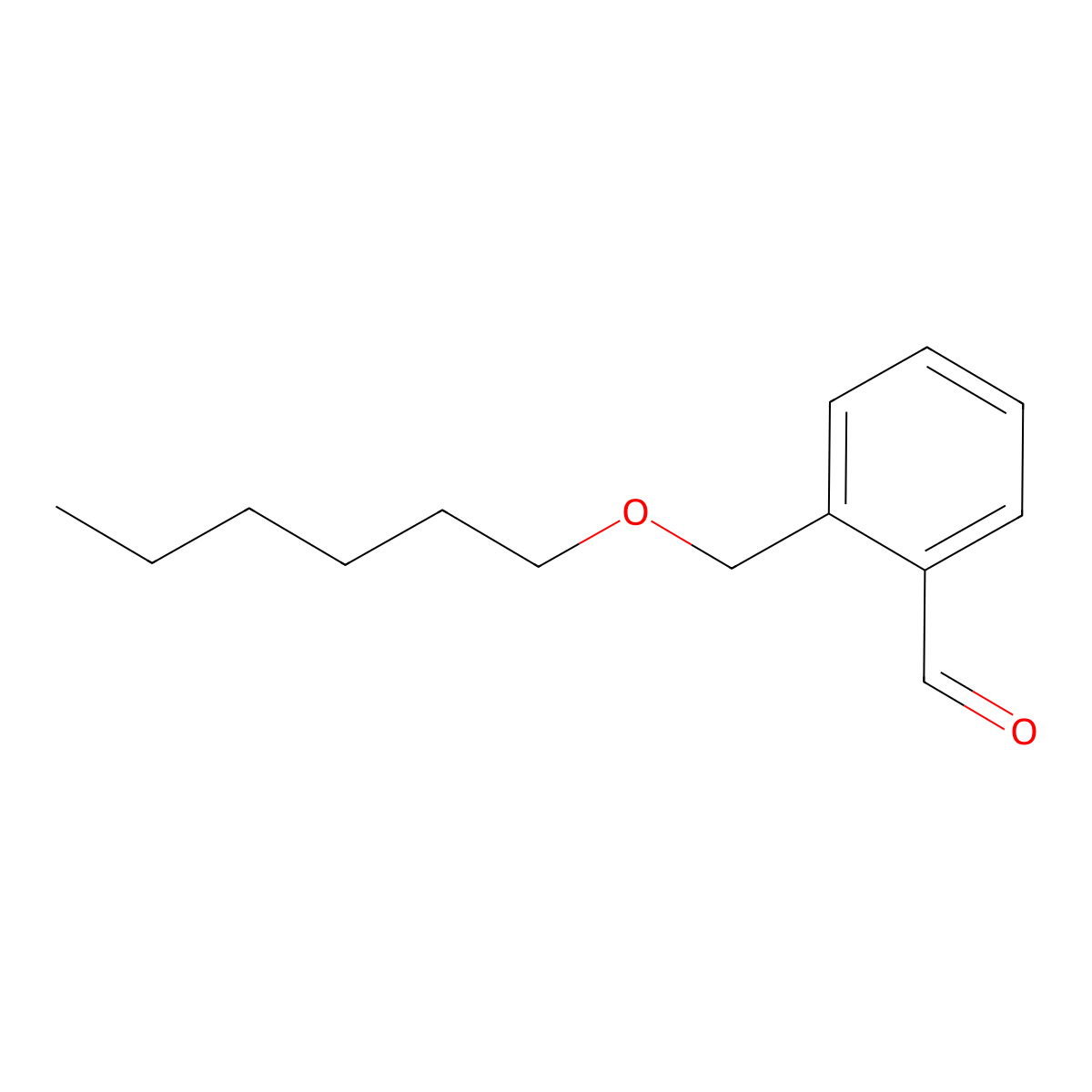 2-[(n-Hexyloxy)methyl]benzaldehyde molecular structure, CAS 1443305-49-4