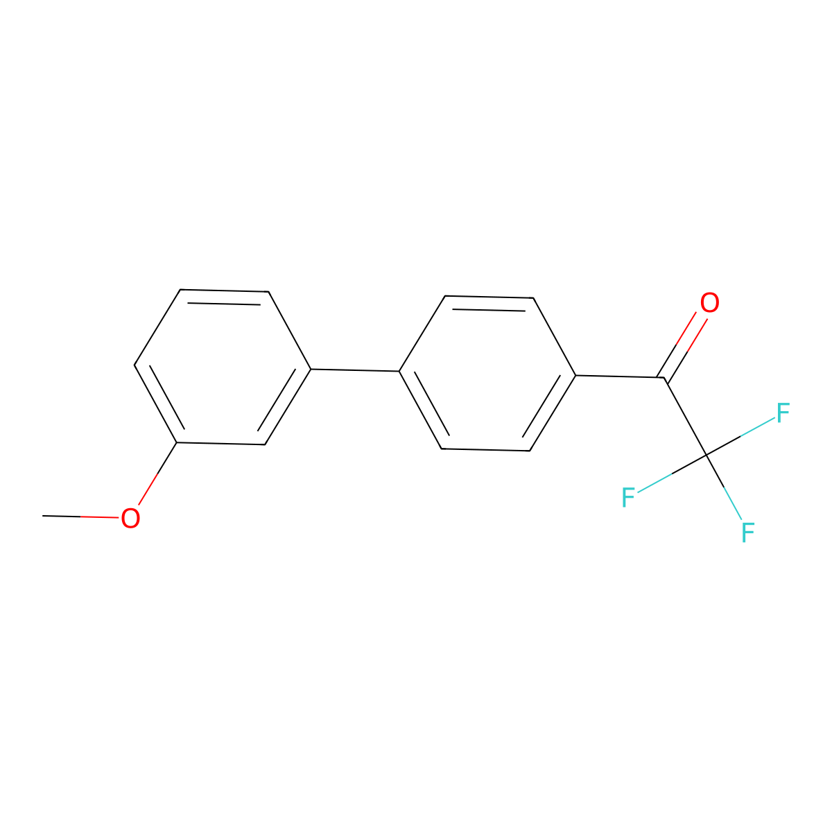 4'-(3-Methoxyphenyl)-2,2,2-trifluoroacetophenone molecular structure, CAS 1443306-54-4