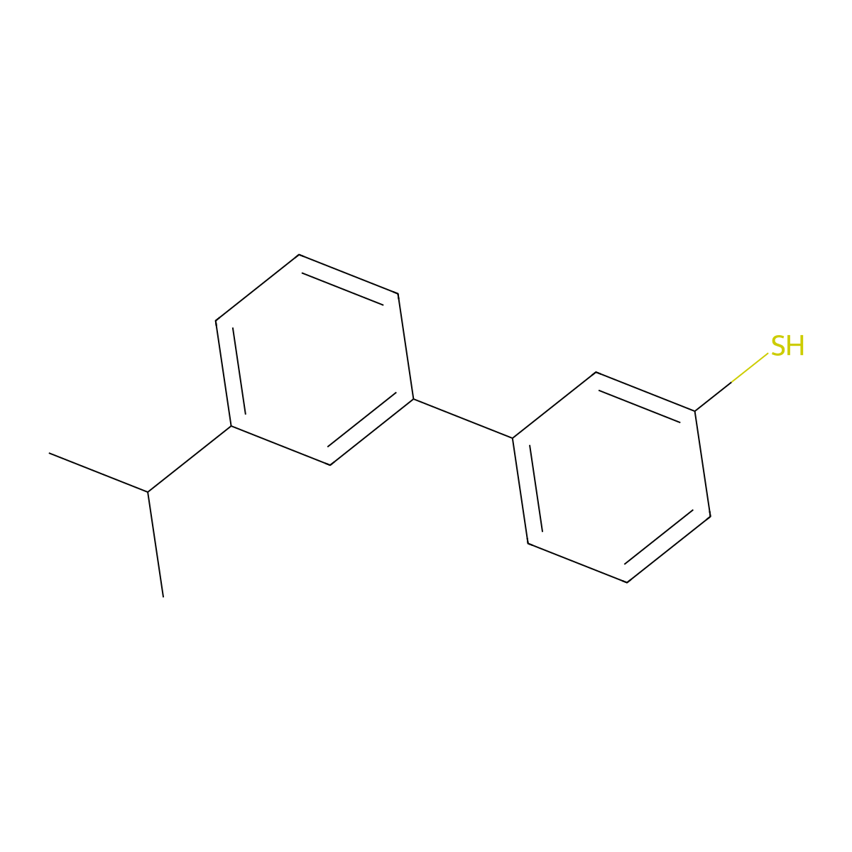 3-(3-iso-Propylphenyl)thiophenol molecular structure, CAS 1443306-61-3