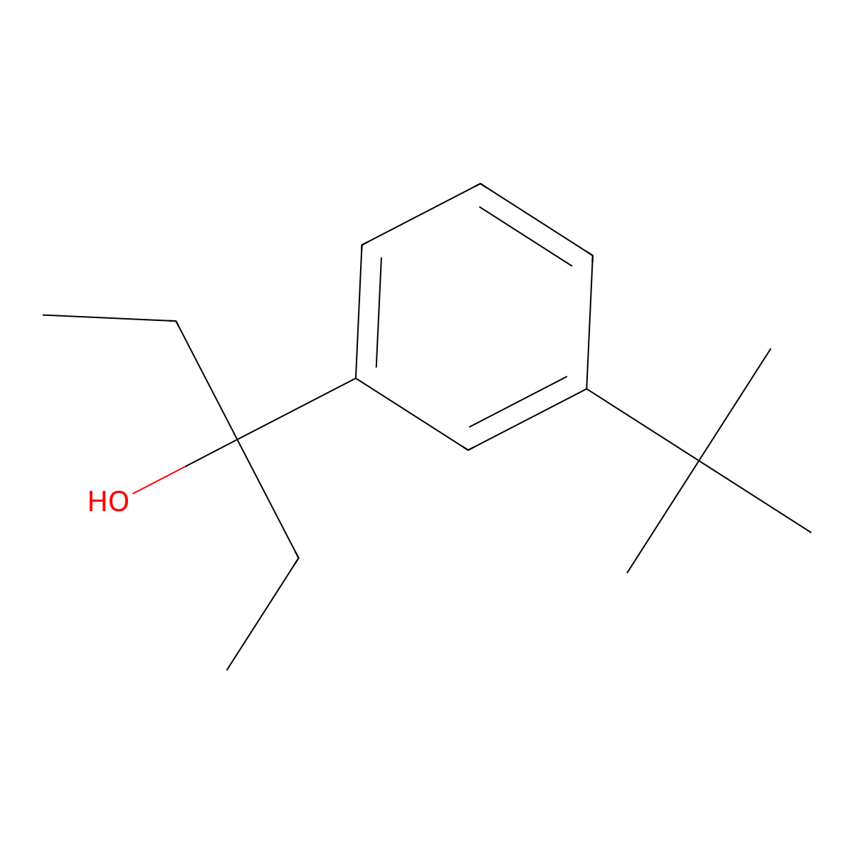 3-(3-tert-Butylphenyl)-3-pentanol molecular structure, CAS 1443307-05-8
