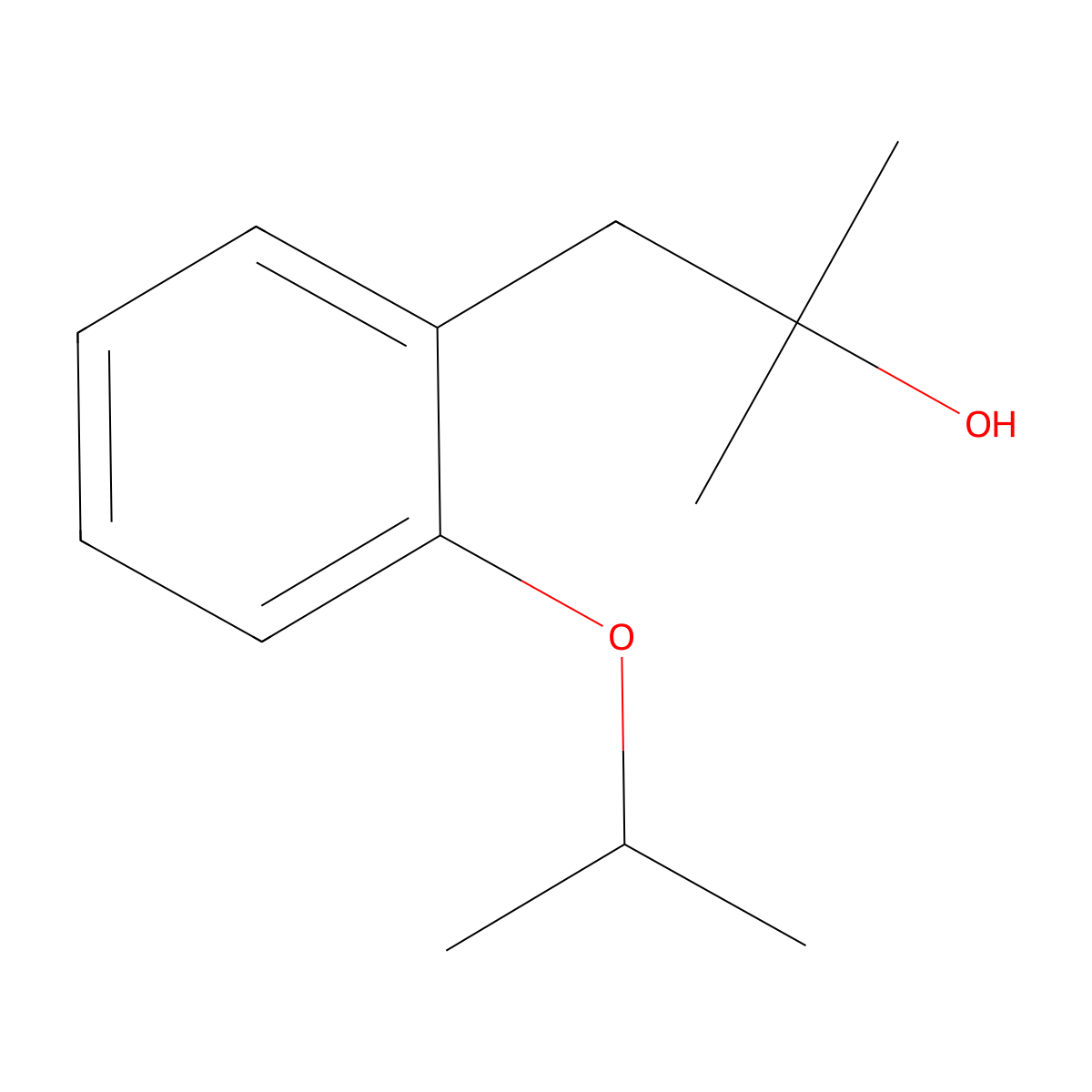 1-(2-Isopropoxyphenyl)-2-methylpropan-2-OL molecular structure, CAS 1443307-12-7