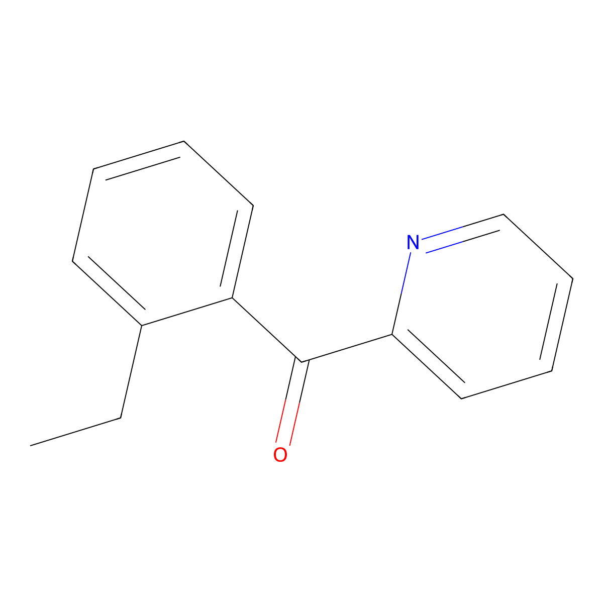 2-(2-Ethylbenzoyl)pyridine molecular structure, CAS 1443307-17-2