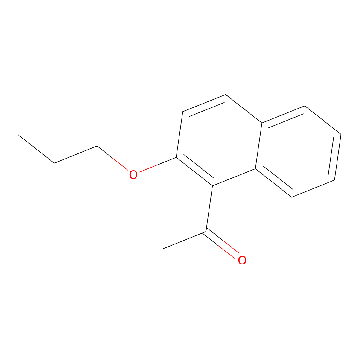 1-(2-Propoxynaphthalen-1-yl)ethanone molecular structure, CAS 1443307-26-3
