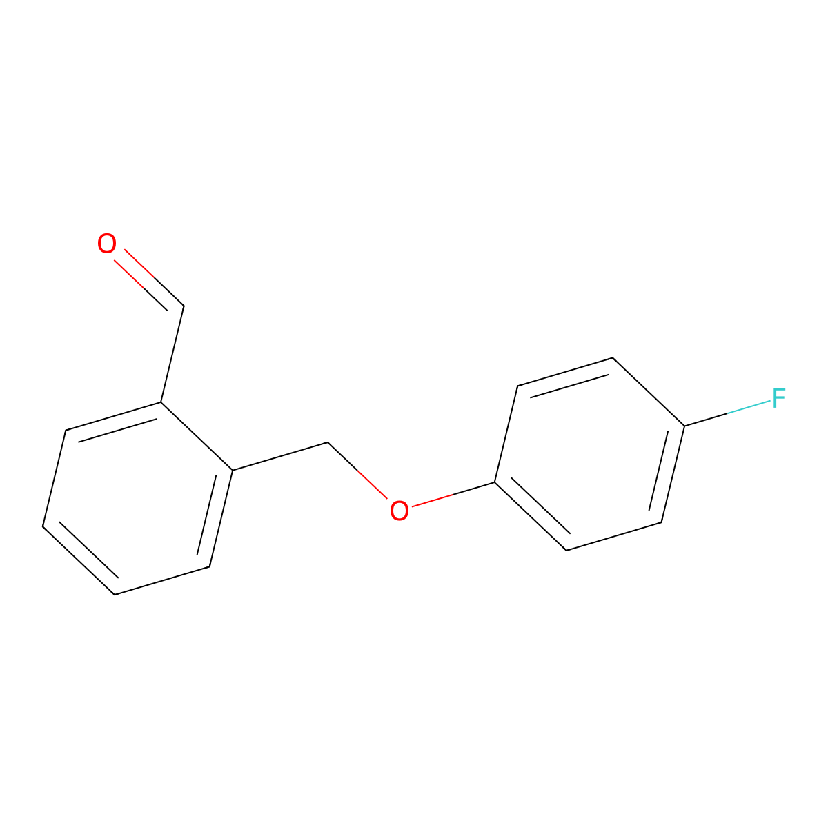 2-((4-Fluorophenoxy)methyl)benzaldehyde molecular structure, CAS 1443307-58-1
