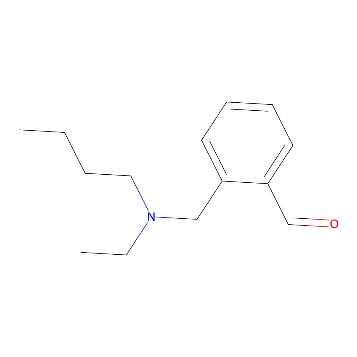 2-[(N-Ethyl-n-butylamino)methyl]benzaldehyde molecular structure, CAS 1443309-16-7