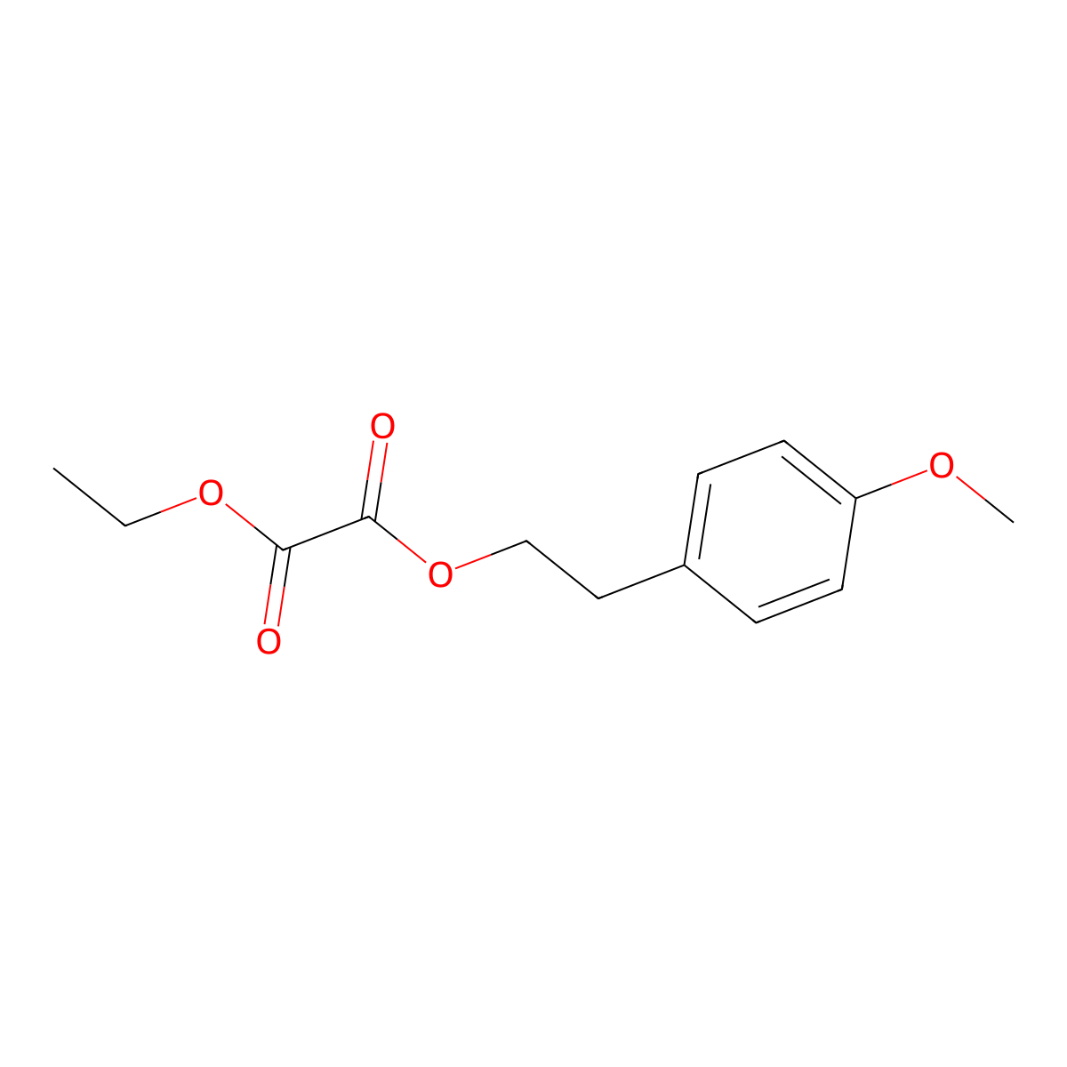 O2-Ethyl O1-[2-(4-methoxyphenyl)ethyl] oxalate molecular structure, CAS 1443309-45-2