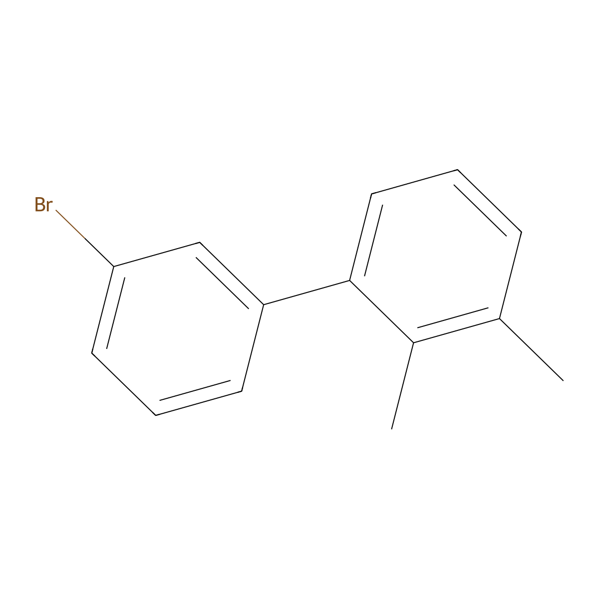 3-Bromo-2',3'-dimethylbiphenyl molecular structure, CAS 1443309-53-2