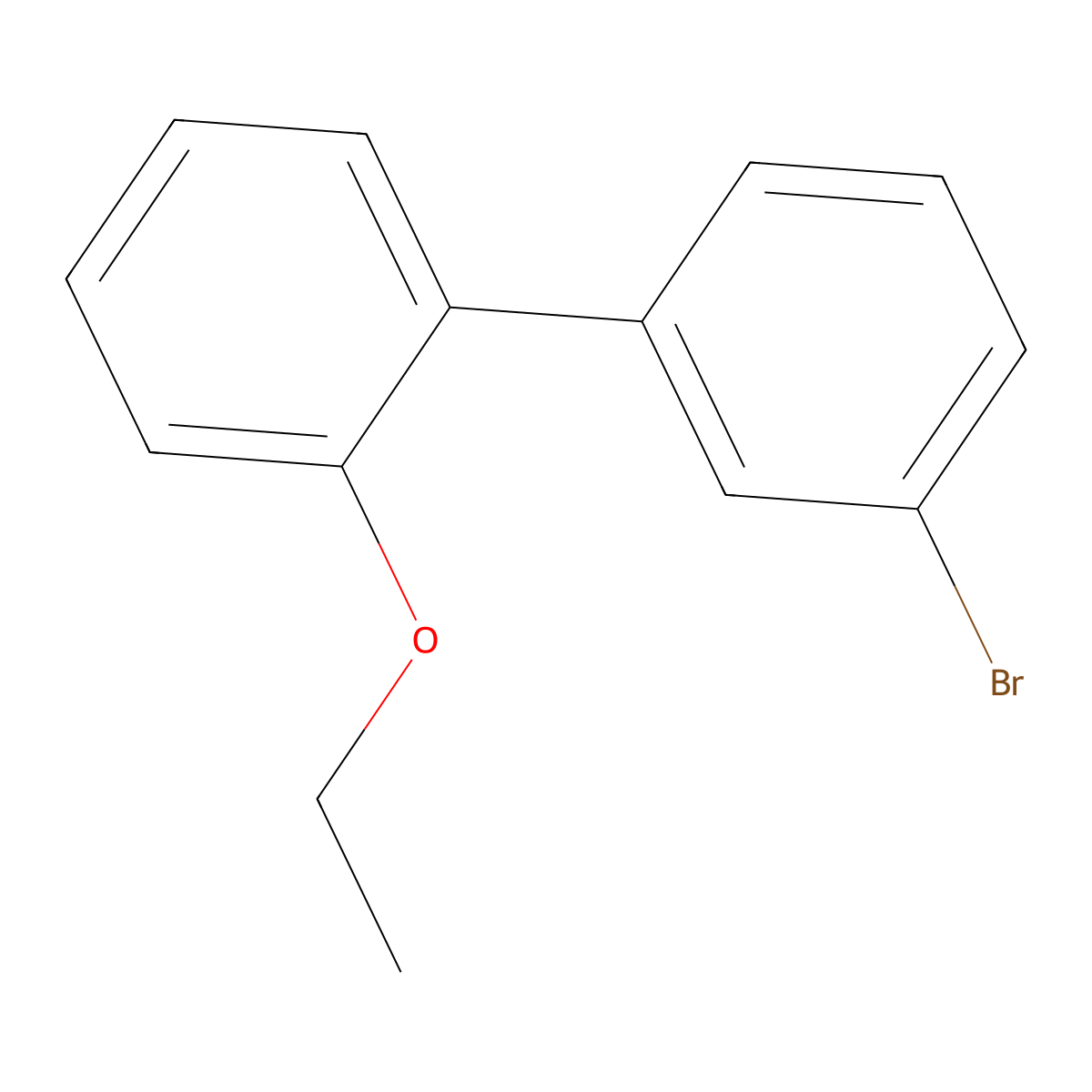 3-Bromo-2'-ethoxybiphenyl molecular structure, CAS 1443309-63-4