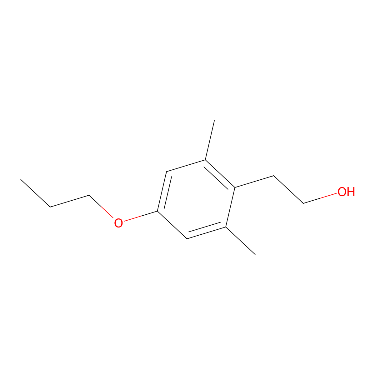2-(2,6-Dimethyl-4-propoxyphenyl)ethanol molecular structure, CAS 1443310-46-0