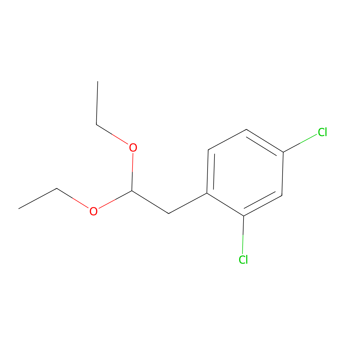 2,4-Dichloro-1-(2,2-diethoxyethyl)benzene molecular structure, CAS 1443310-48-2
