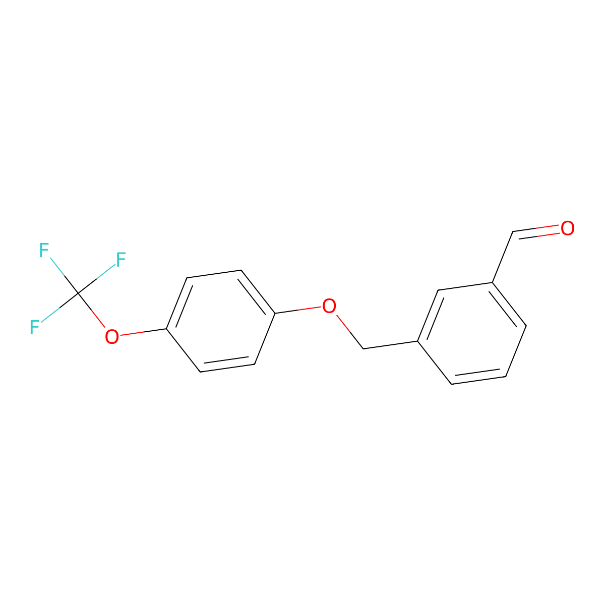 3-[4-(Trifluoromethoxy)phenoxymethyl]benzaldehyde molecular structure, CAS 1443310-81-3