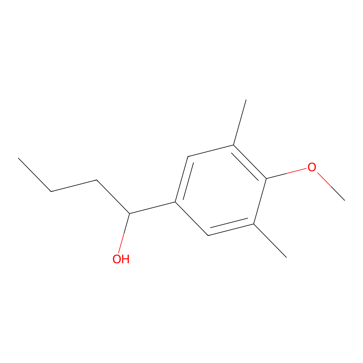 1-(3,5-Dimethyl-4-methoxyphenyl)-1-butanol molecular structure, CAS 1443311-45-2