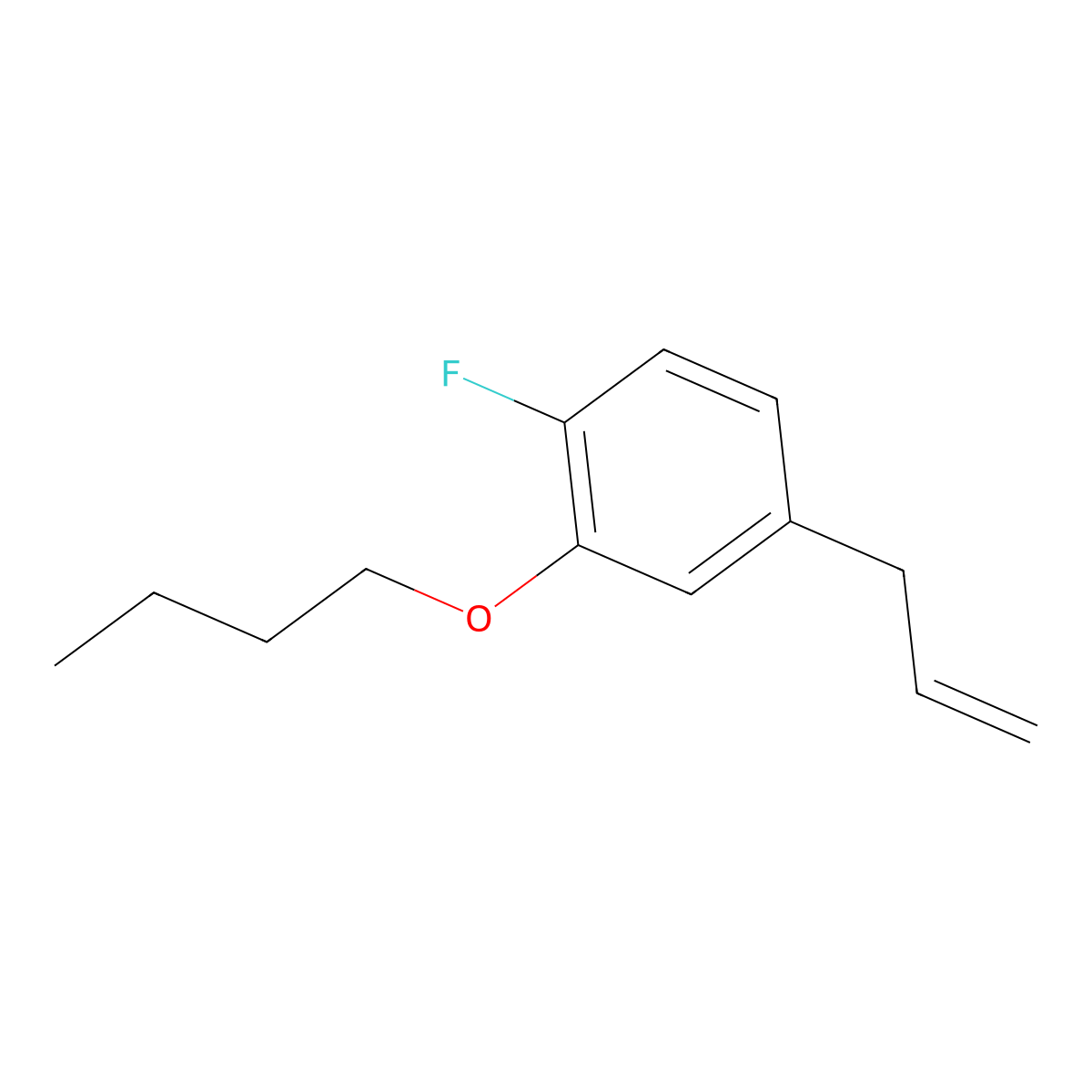 4-Allyl-2-butoxy-1-fluorobenzene molecular structure, CAS 1443311-69-0
