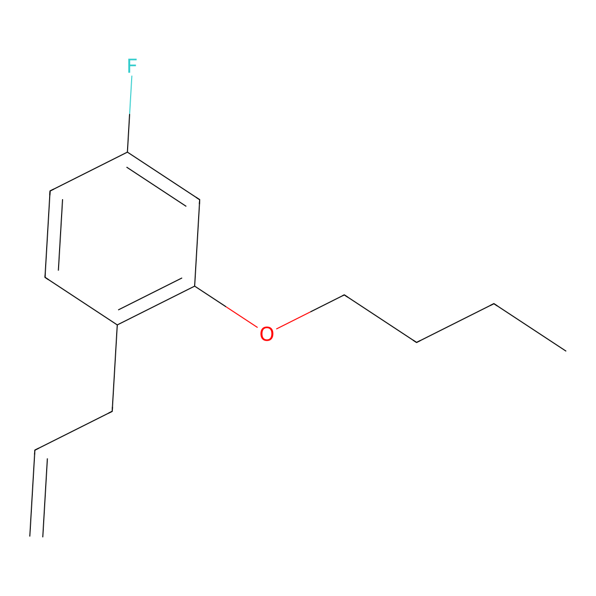 1-Allyl-2-butoxy-4-fluorobenzene molecular structure, CAS 1443311-70-3
