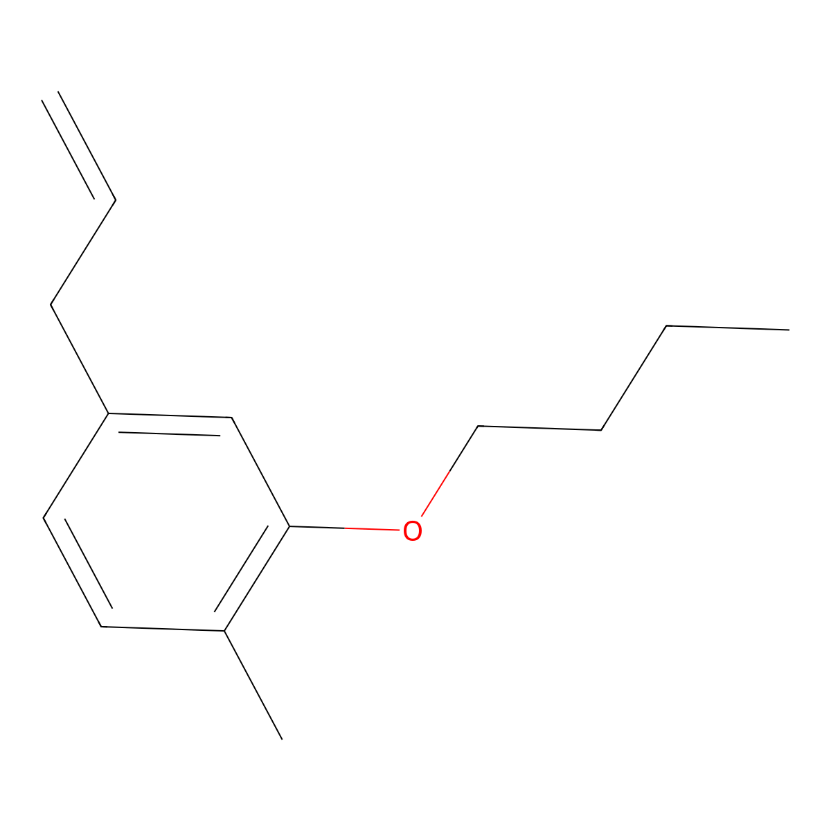 3-(3-n-Butoxy-4-methylphenyl)-1-propene molecular structure, CAS 1443311-76-9