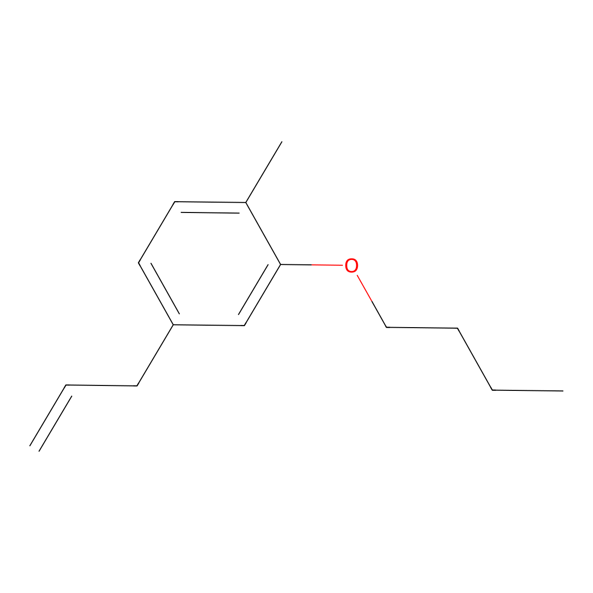 3-(3-n-Butoxy-4-methylphenyl)-1-propene molecular structure, CAS 1443311-76-9