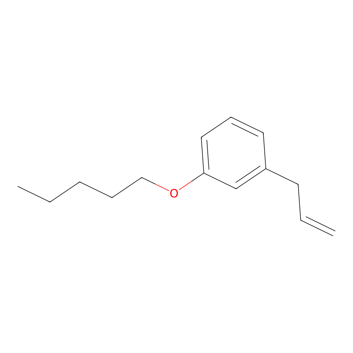 3-(3-n-Pentoxyphenyl)-1-propene molecular structure, CAS 1443311-90-7