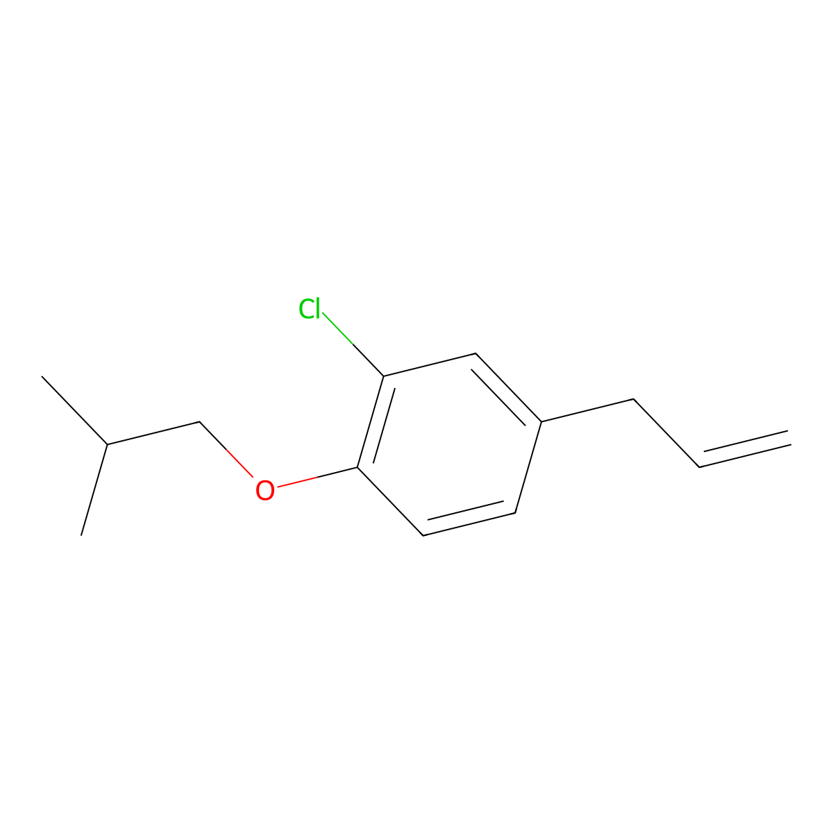 3-(4-iso-Butoxy-3-chlorophenyl)-1-propene molecular structure, CAS 1443311-94-1