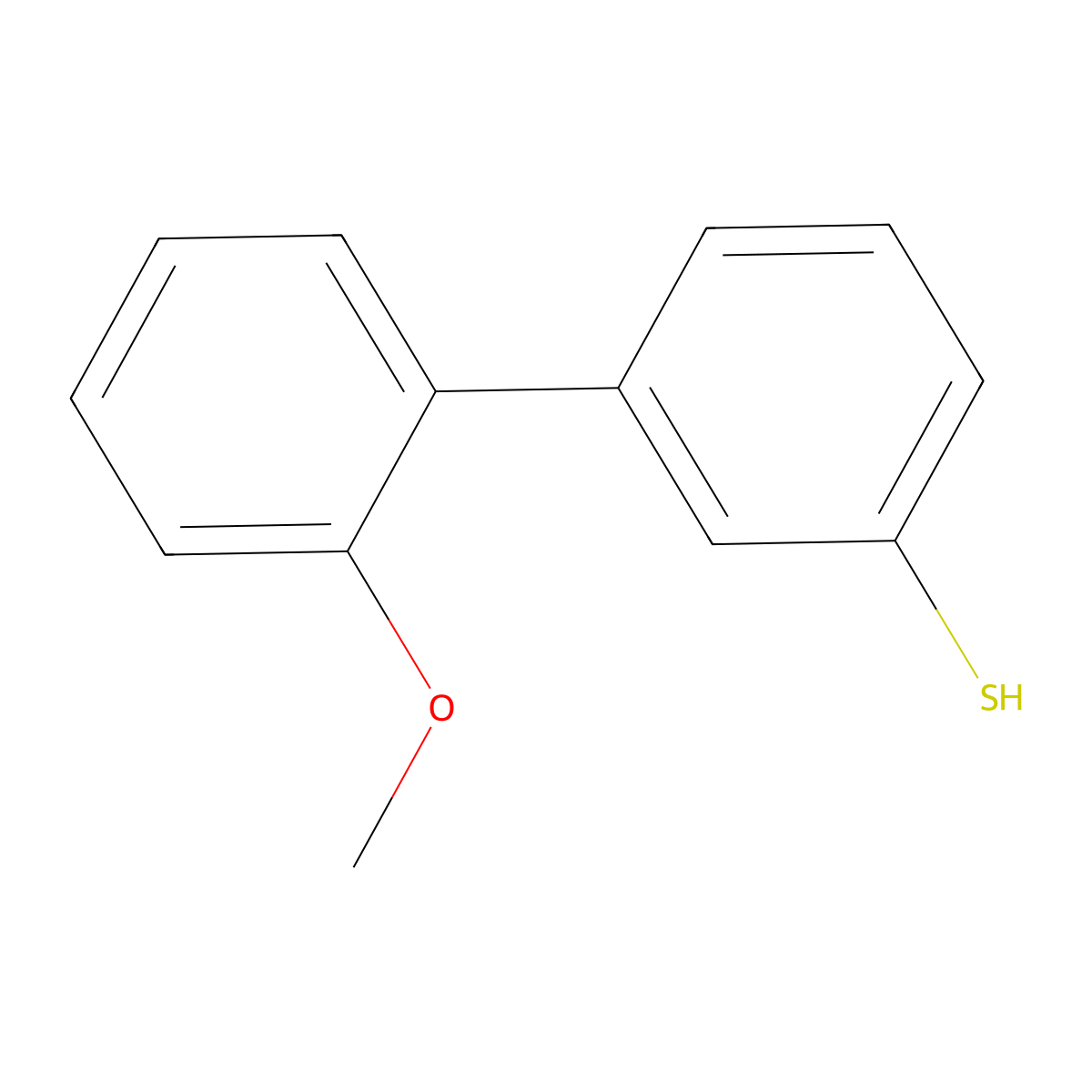 3-(2-Methoxyphenyl)thiophenol molecular structure, CAS 1443312-57-9