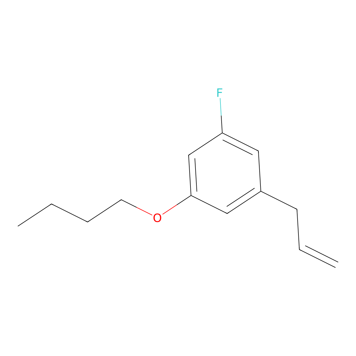 1-Allyl-3-butoxy-5-fluorobenzene molecular structure, CAS 1443312-77-3