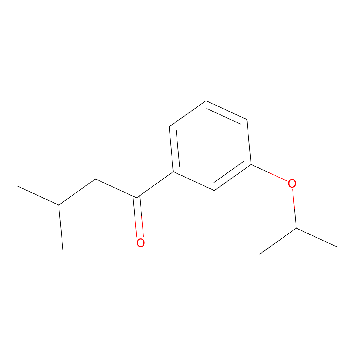 3'-iso-Propoxy-3-methylbutyrophenone molecular structure, CAS 1443313-64-1