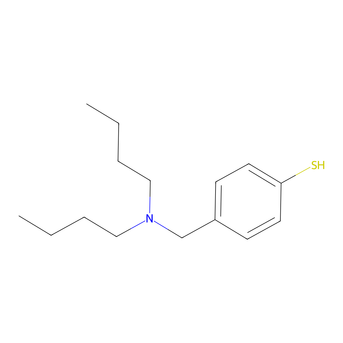 4-[(Di-n-butylamino)methyl]thiophenol molecular structure, CAS 1443313-99-2