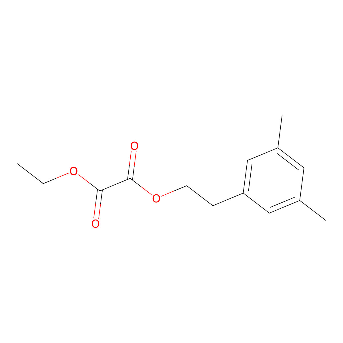 O1-[2-(3,5-Dimethylphenyl)ethyl] O2-ethyl oxalate molecular structure, CAS 1443314-46-2