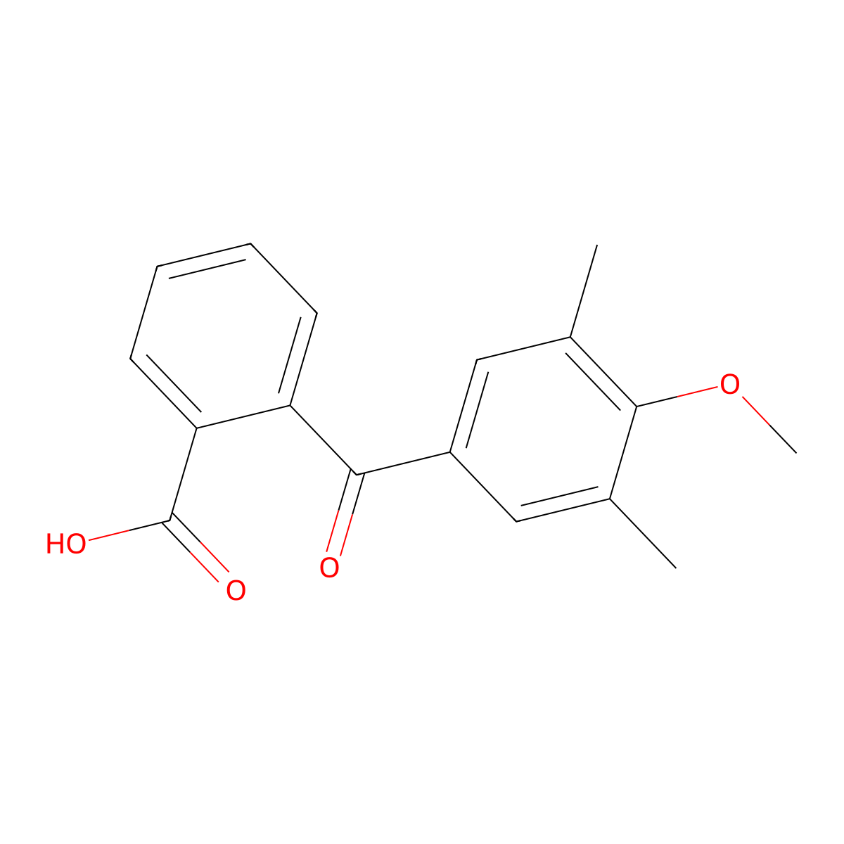 2-(3,5-Dimethyl-4-methoxybenzoyl)benzoic acid molecular structure, CAS 1443314-57-5