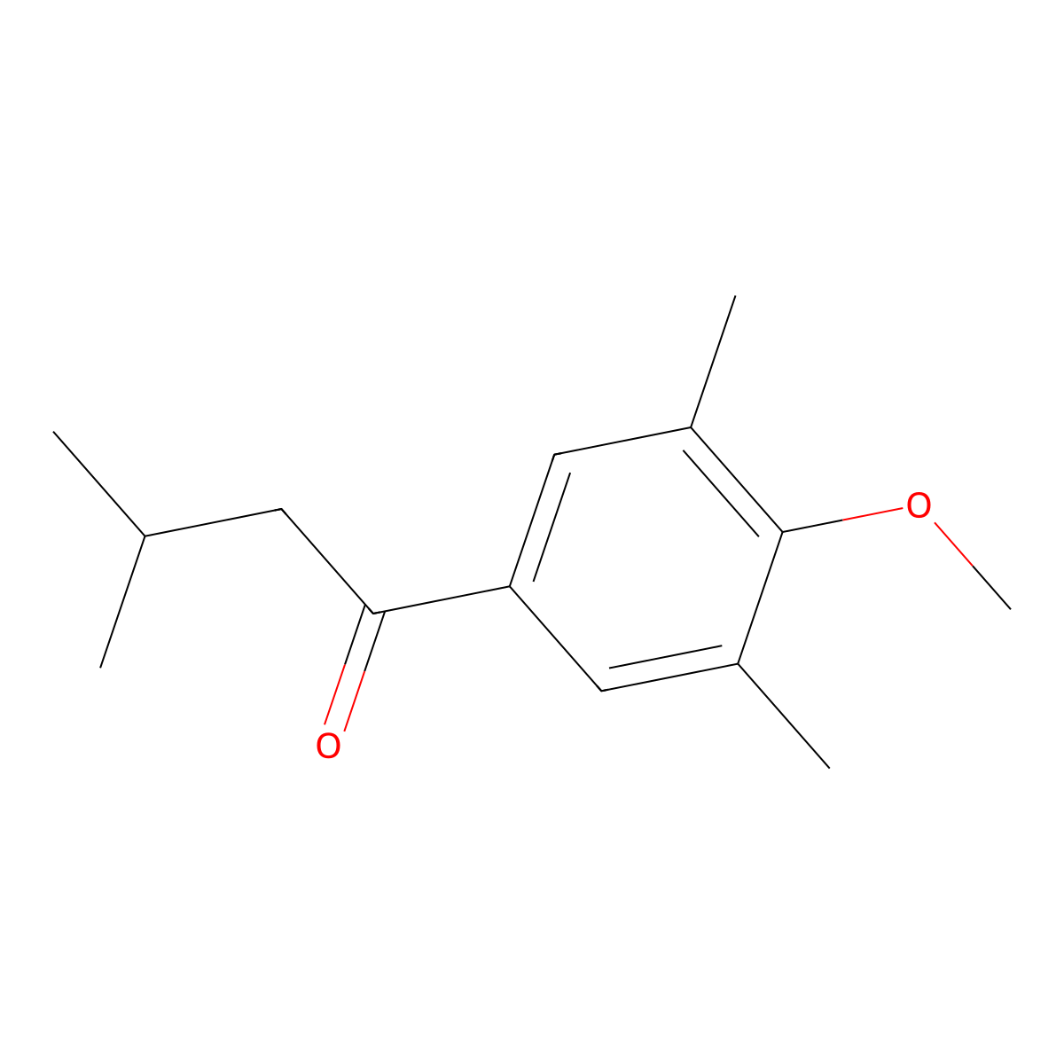 4'-Methoxy-3,3',5'-trimethylbutyrophenone molecular structure, CAS 1443324-53-5