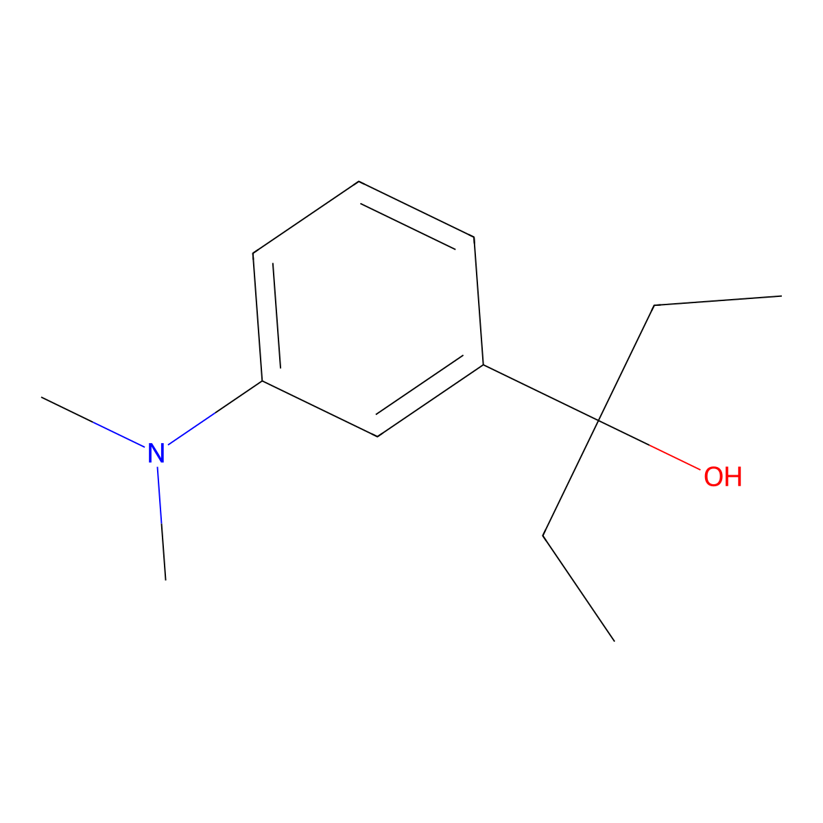 3-(3-(Dimethylamino)phenyl)pentan-3-ol molecular structure, CAS 1443324-62-6