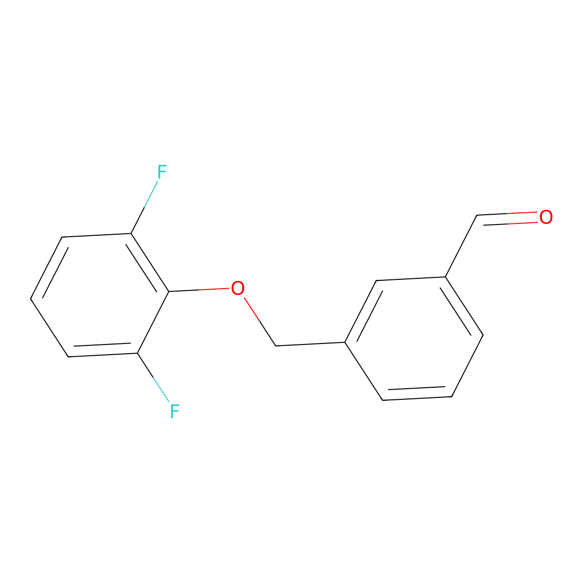 3-((2,6-Difluorophenoxy)methyl)benzaldehyde molecular structure, CAS 1443324-97-7