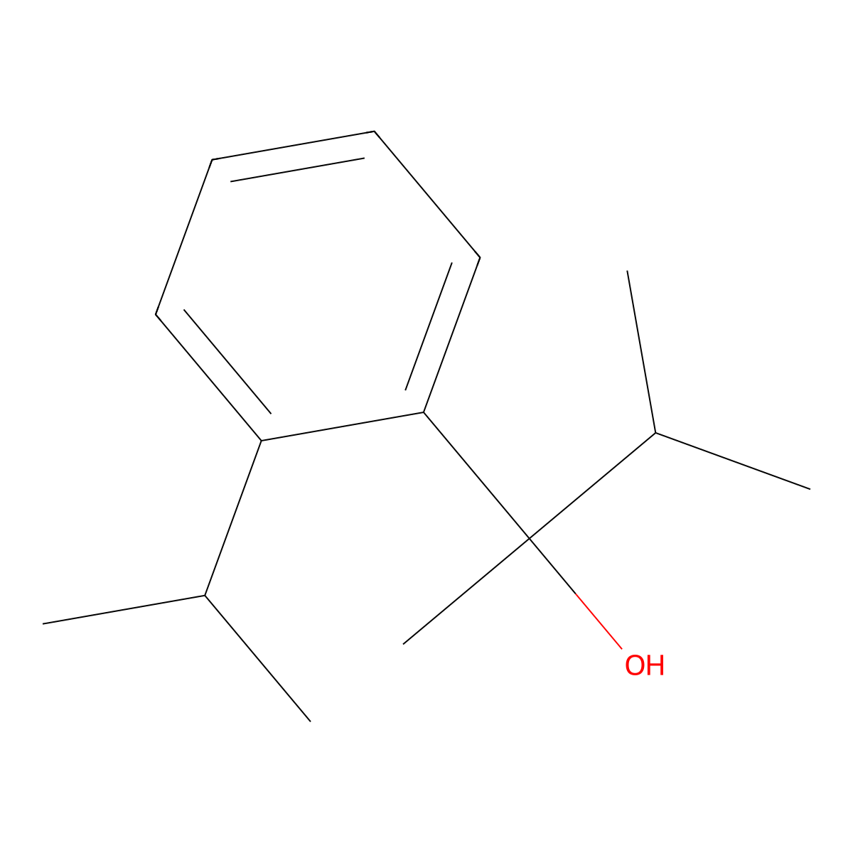 2-(2-iso-Propylphenyl)-3-methyl-butan-2-ol molecular structure, CAS 1443326-99-5