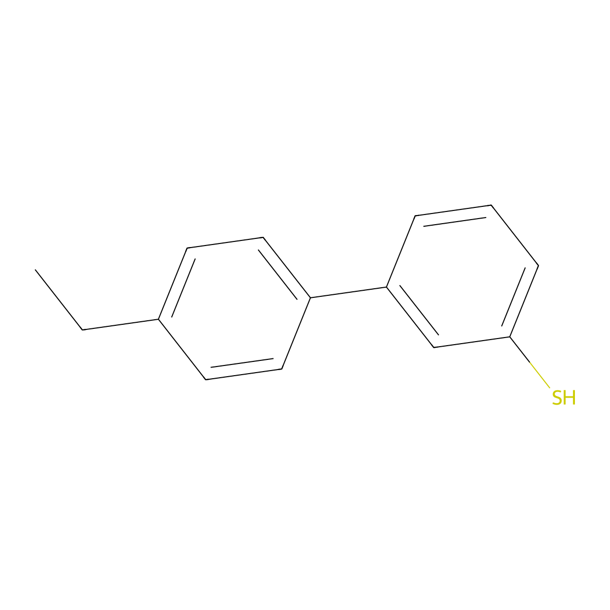 3-(4-Ethylphenyl)thiophenol molecular structure, CAS 1443327-35-2