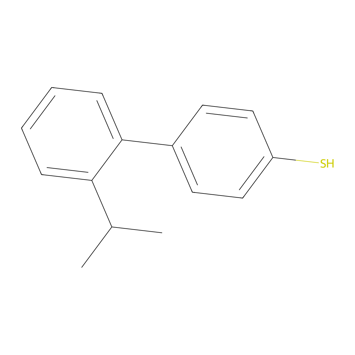 4-(2-iso-Propylphenyl)thiophenol molecular structure, CAS 1443327-53-4
