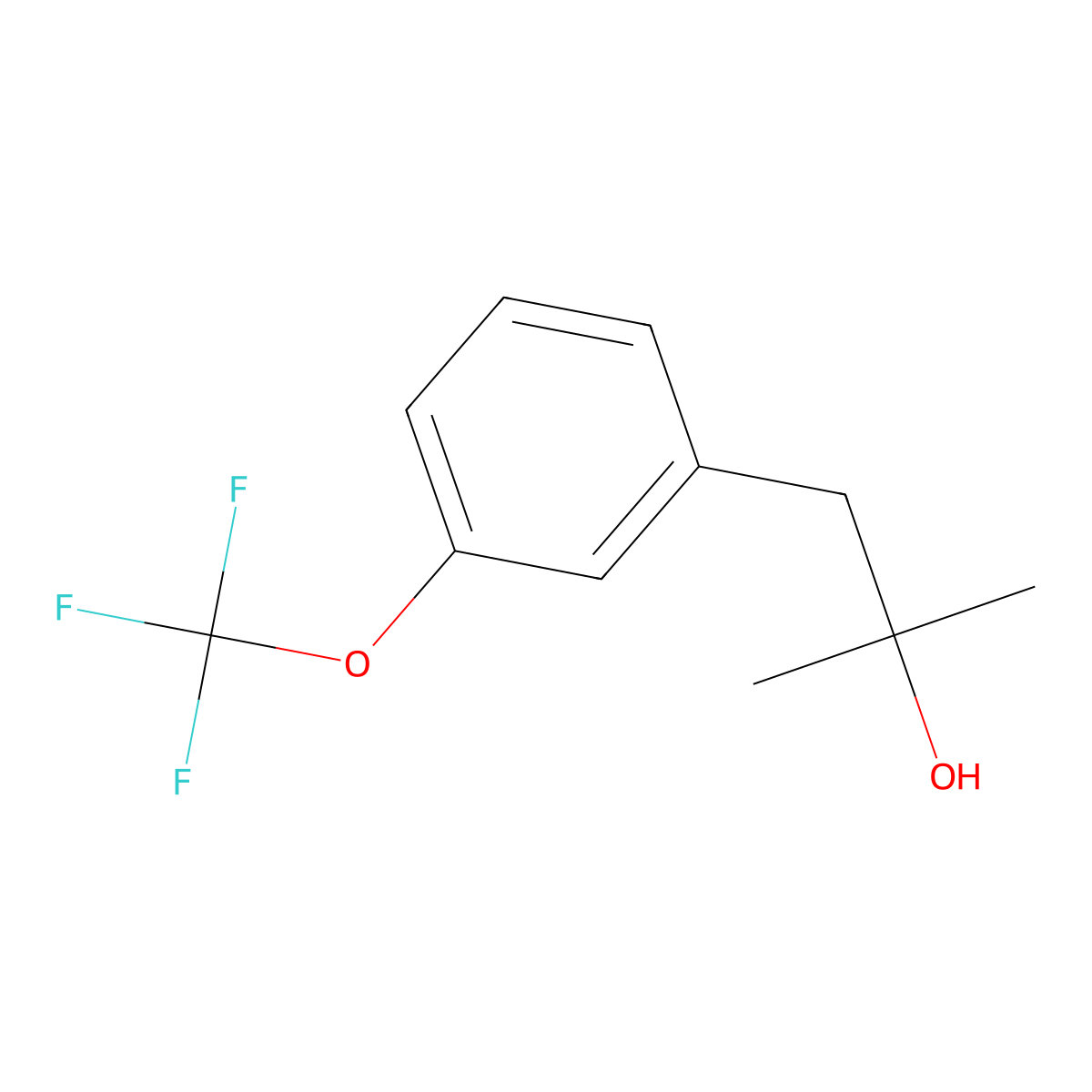 1-[3-(Trifluoromethoxy)phenyl]-2-methyl-2-propanol molecular structure, CAS 1443327-80-7