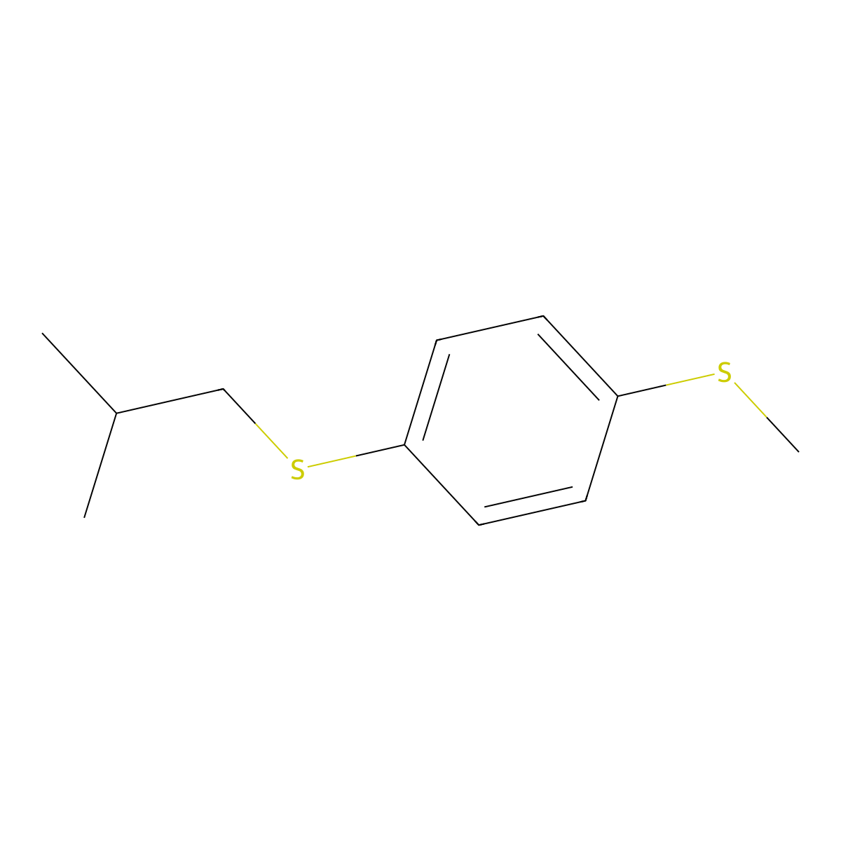 4-(iso-Butylthio)phenyl methyl sulfide molecular structure, CAS 1443330-50-4
