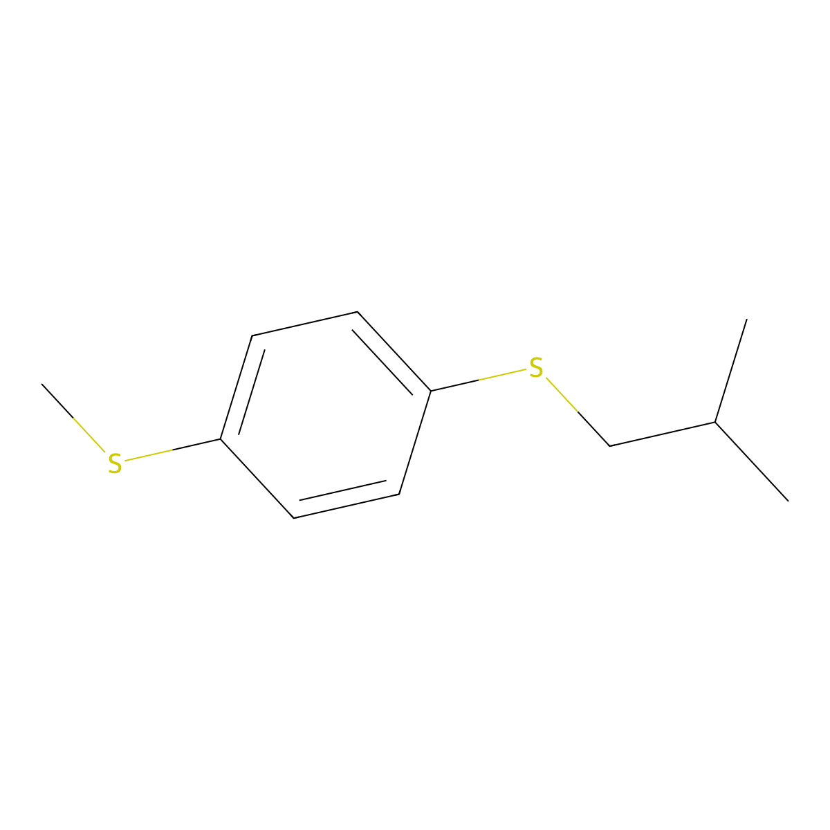 4-(iso-Butylthio)phenyl methyl sulfide molecular structure, CAS 1443330-50-4