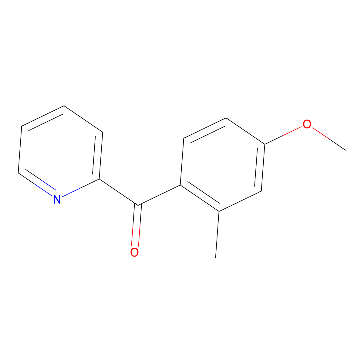 2-(4-Methoxy-2-methylbenzoyl)pyridine molecular structure, CAS 1443332-25-9