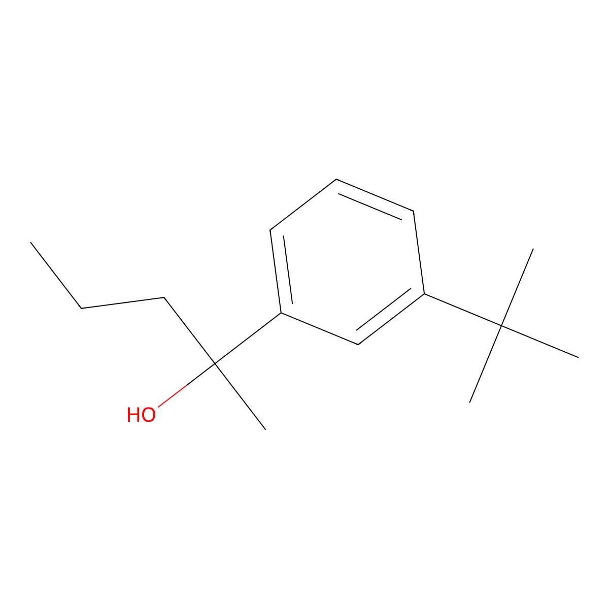 2-(3-tert-Butylphenyl)-2-pentanol molecular structure, CAS 1443334-15-3