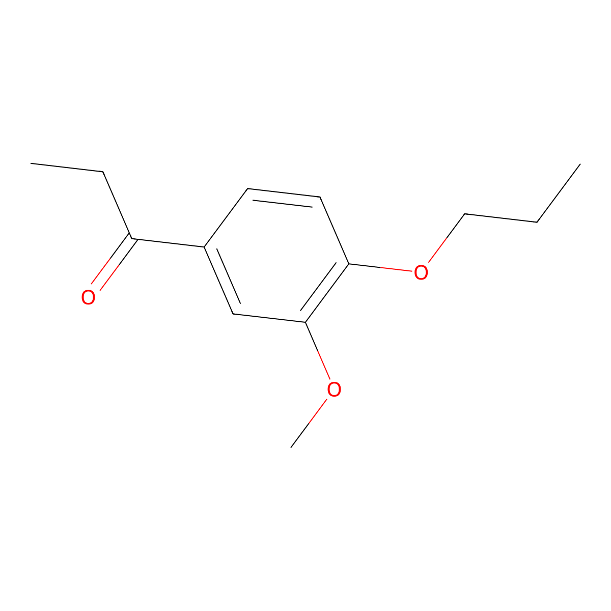 1-(3-Methoxy-4-propoxyphenyl)propan-1-one molecular structure, CAS 1443334-57-3