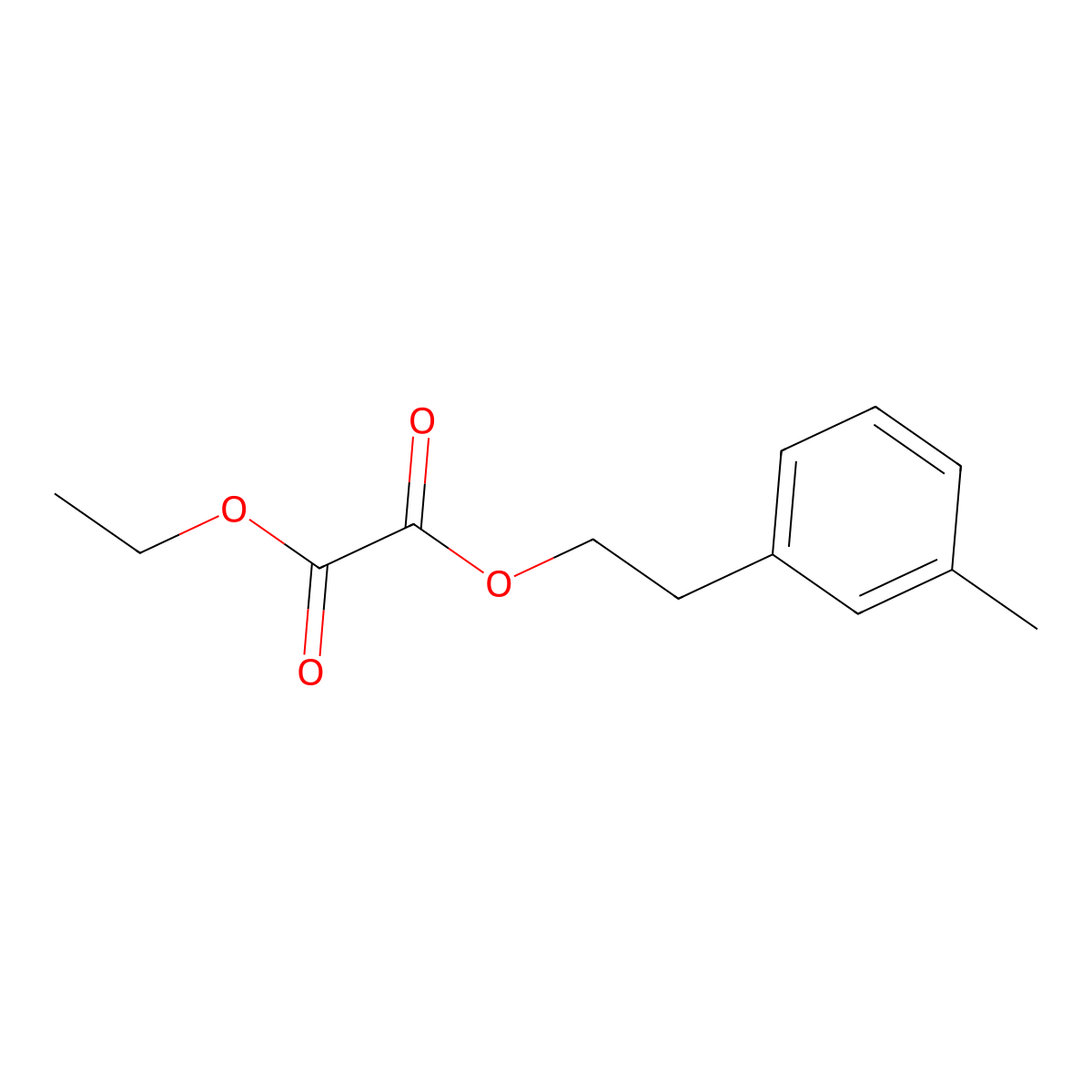 O2-Ethyl O1-[2-(m-tolyl)ethyl] oxalate molecular structure, CAS 1443335-77-0