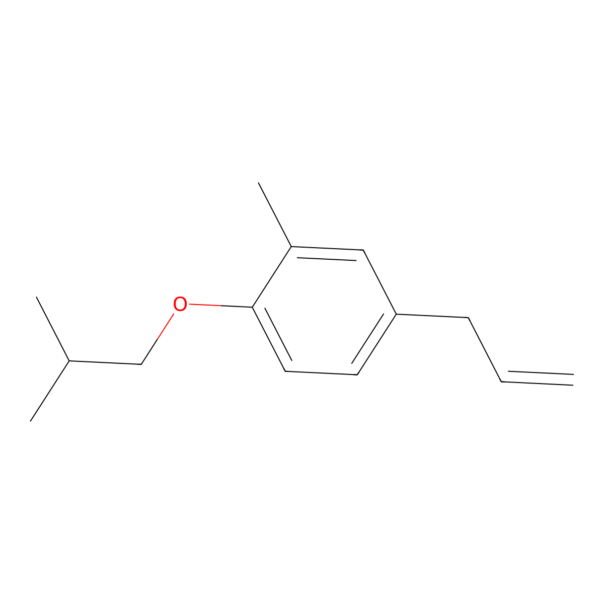 3-(4-iso-Butoxy-3-methylphenyl)-1-propene molecular structure, CAS 1443336-21-7