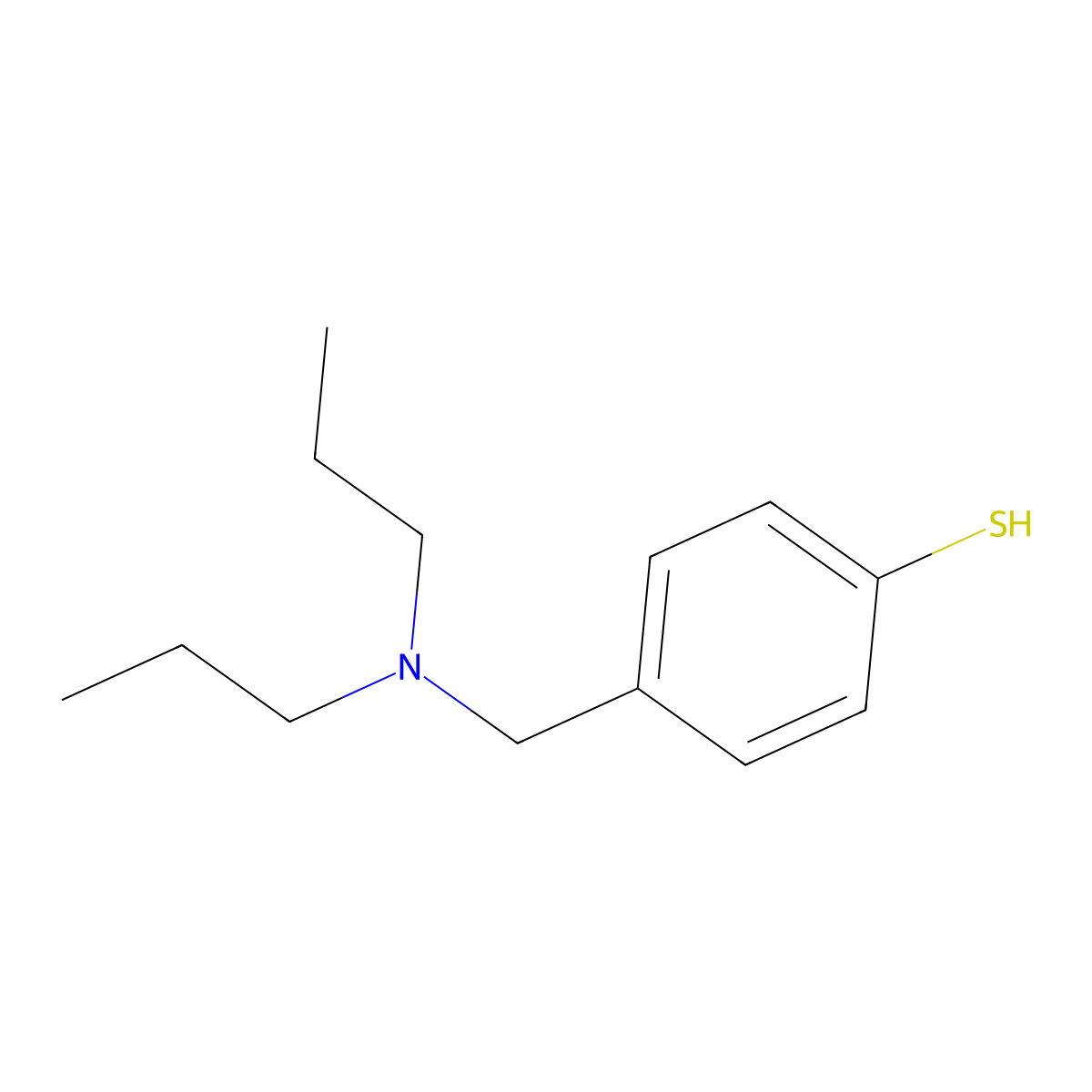 4-((Dipropylamino)methyl)benzenethiol molecular structure, CAS 1443336-33-1
