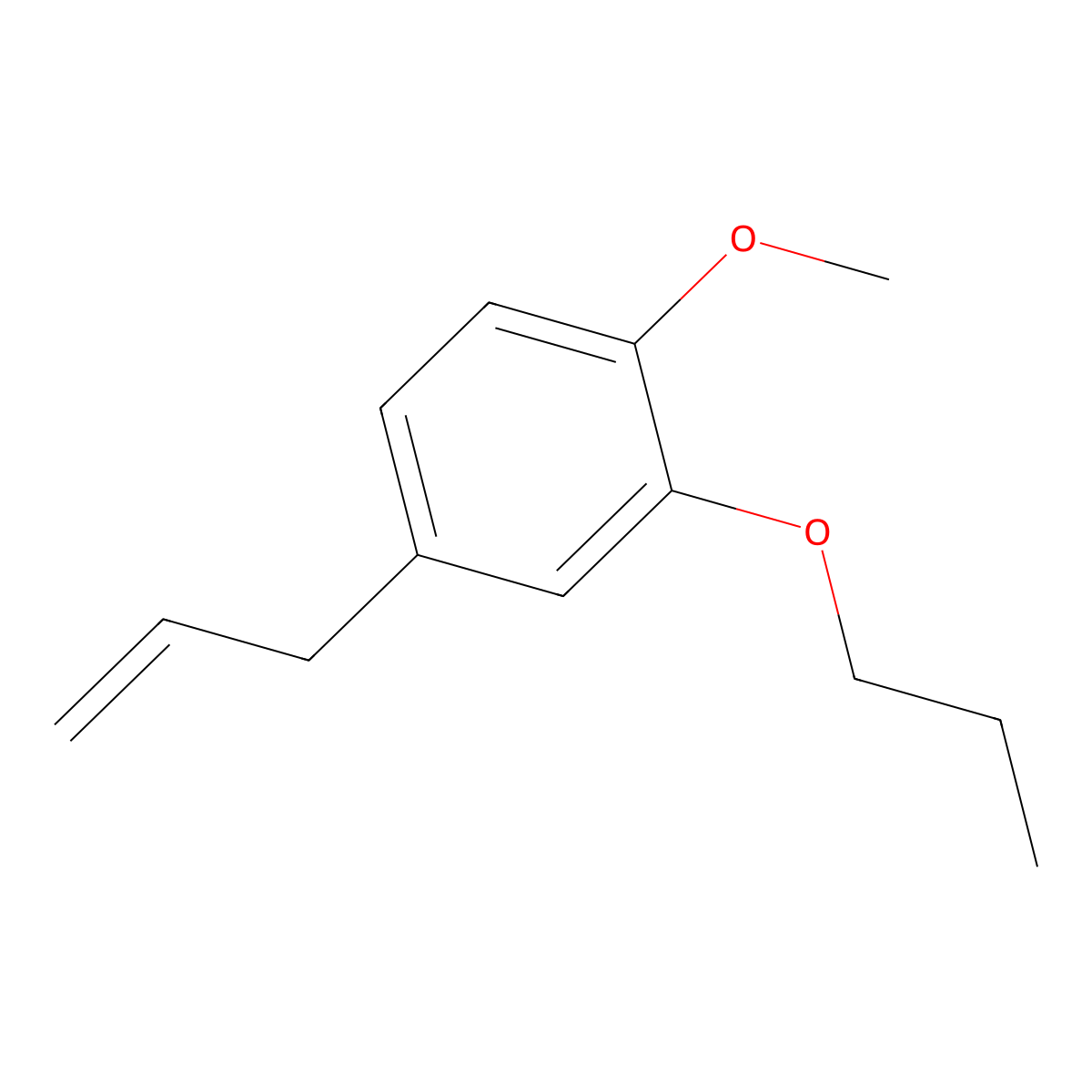 3-(4-Methoxy-3-n-propoxyphenyl)-1-propene molecular structure, CAS 1443336-36-4