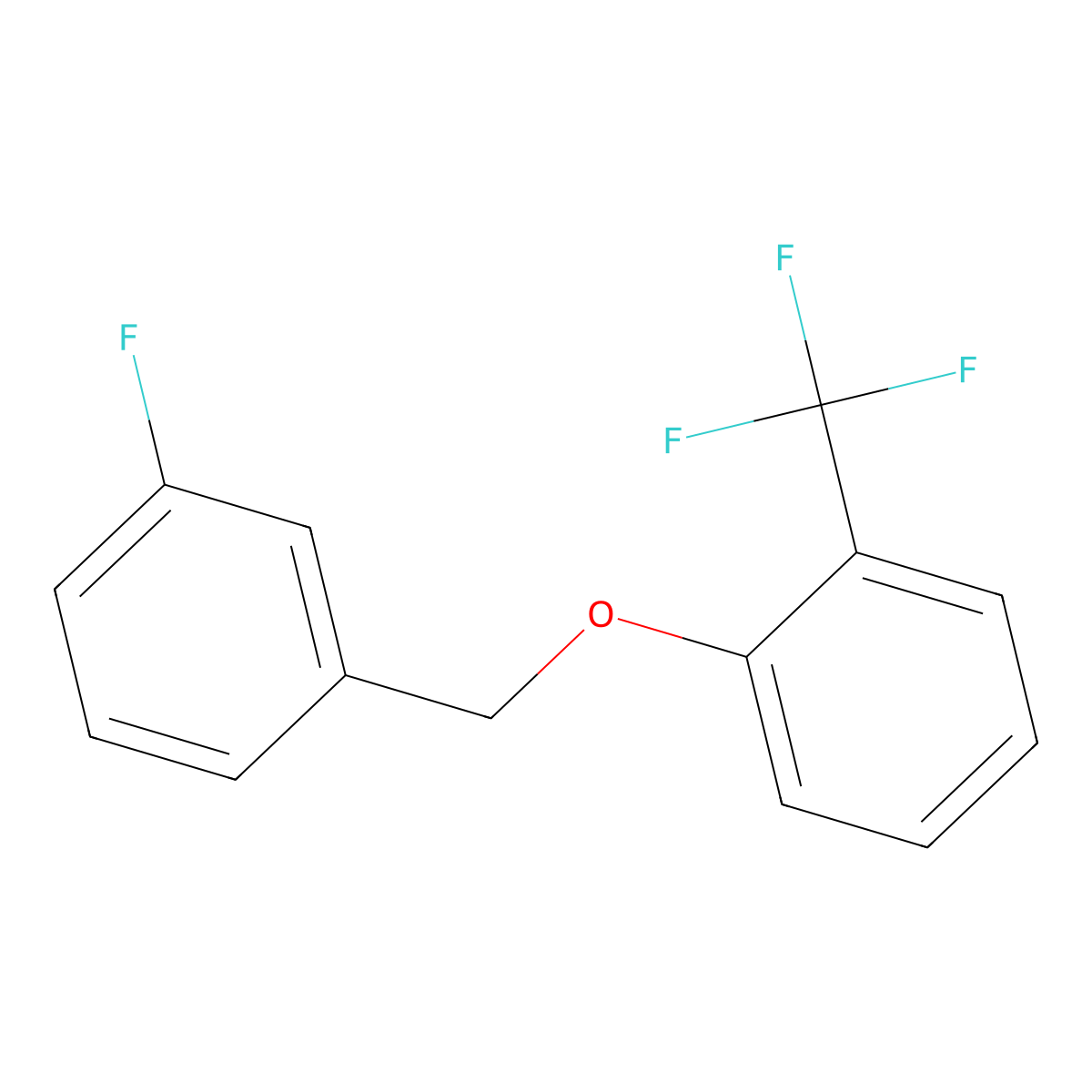 2-[(3-Fluorophenyl)methoxy]benzotrifluoride molecular structure, CAS 1443337-06-1
