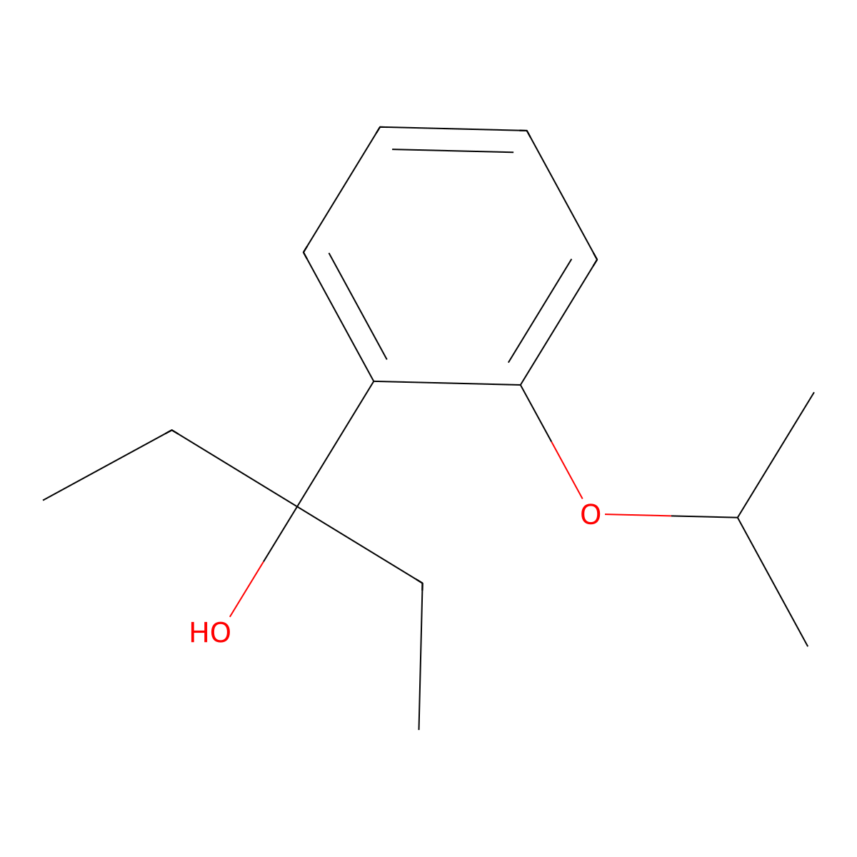 3-(2-iso-Propoxyphenyl)-3-pentanol molecular structure, CAS 1443338-64-4