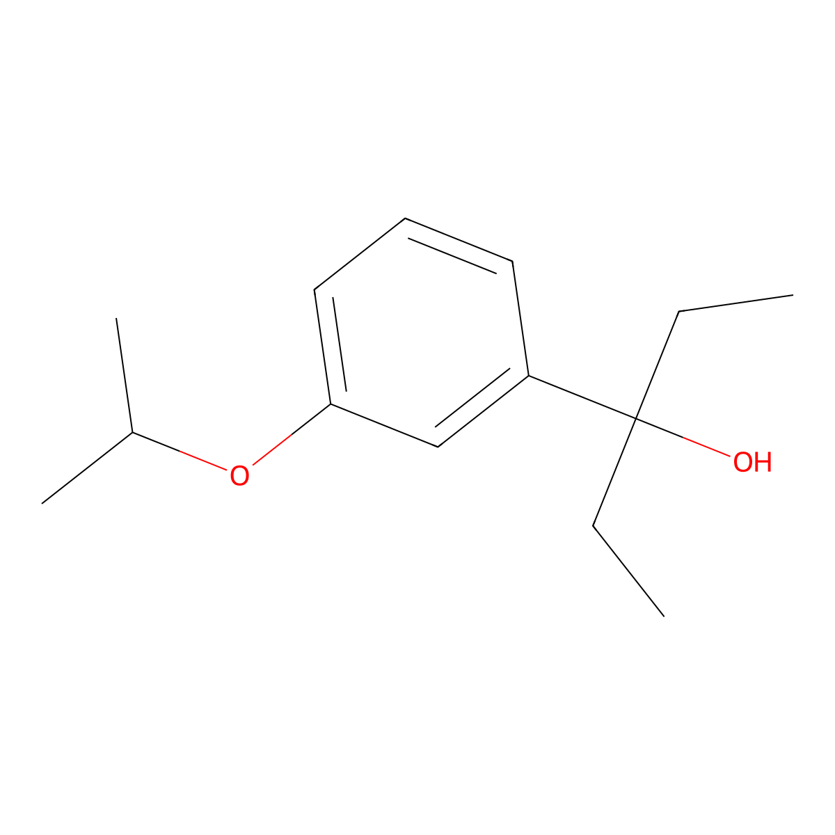 3-(3-iso-Propoxyphenyl)-3-pentanol molecular structure, CAS 1443338-69-9